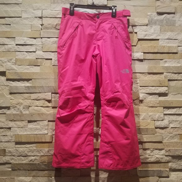 North Face Girls Pink Snowboard Snow Pants Medium